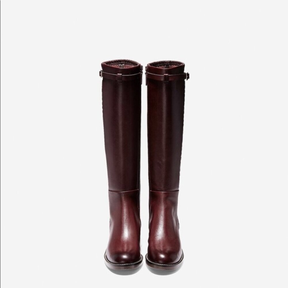Cole Haan Lexi Grand Stretch Strap Boot- Cordovan 8 M - Picture 2 of 8